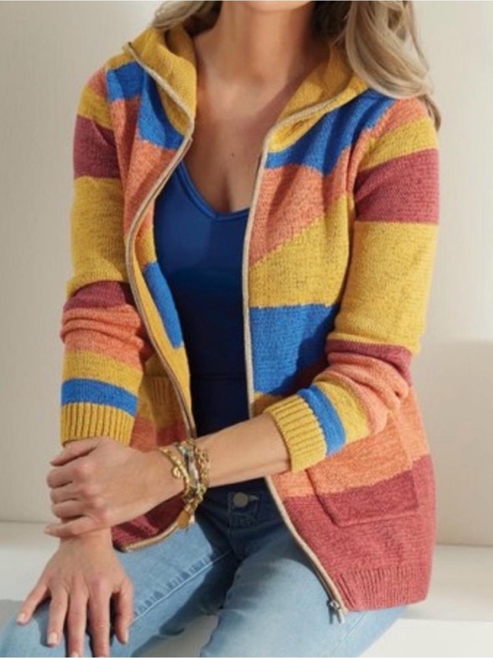 Soft Surroundings Reverie Hooded Sweater Large